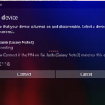 Bluetooth Connection step 3