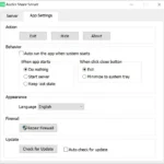 audio share app setting