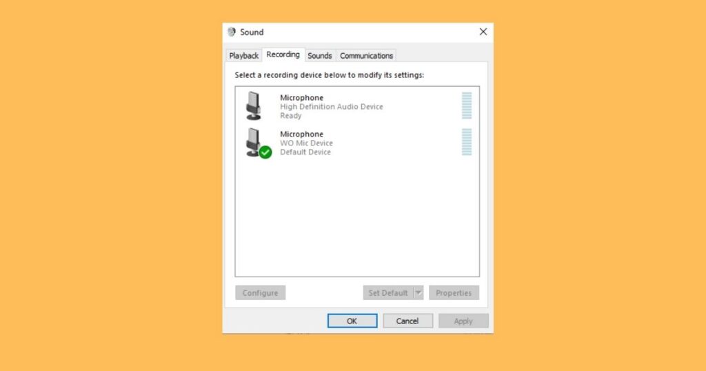 Use Wo Mic Device